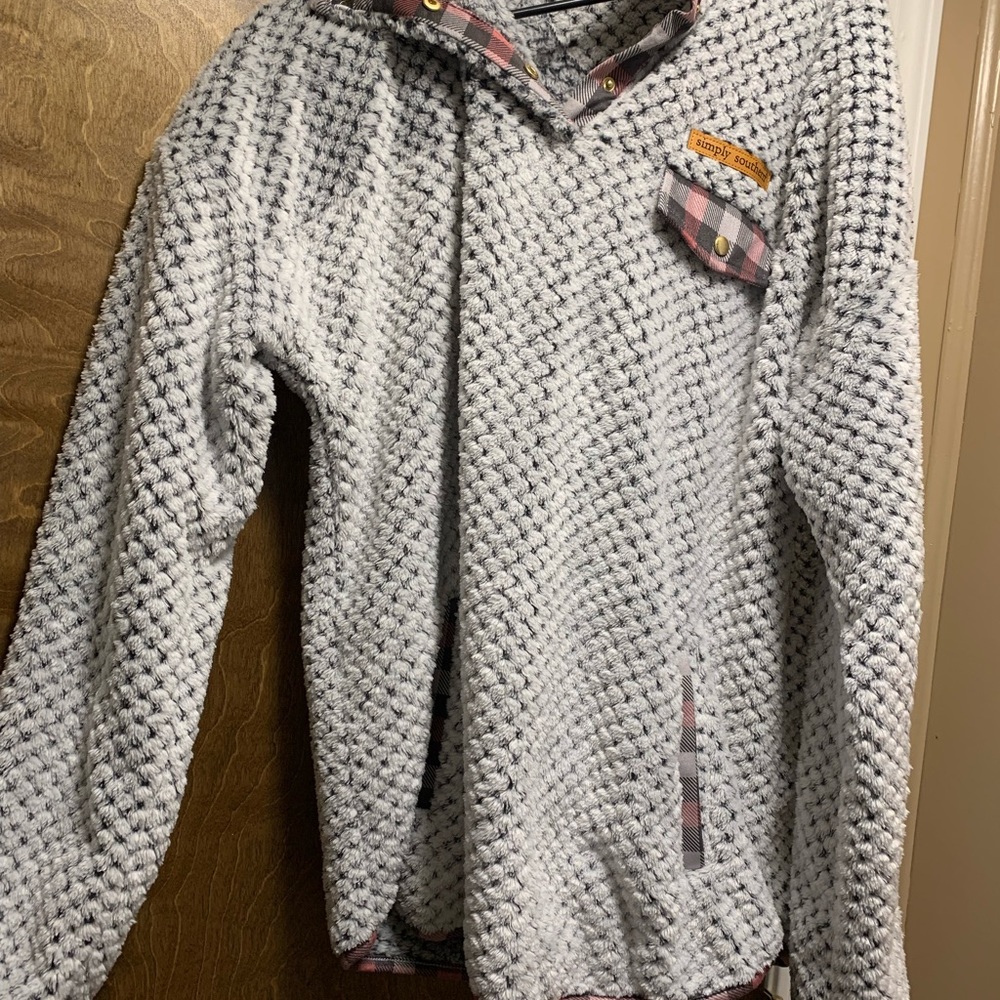 Simply Southern Plaid Sherpa